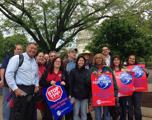 IAM, Labor Rally Against Job-Killing TPP Trade Deal