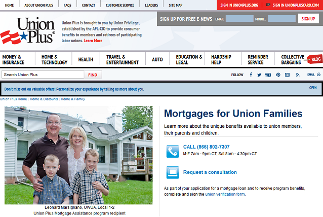 Union Plus Mortgages